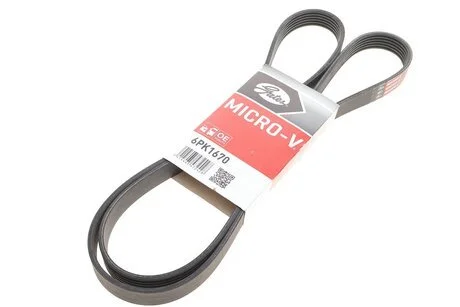 Ремінь поліклінової Gates 6PK1670