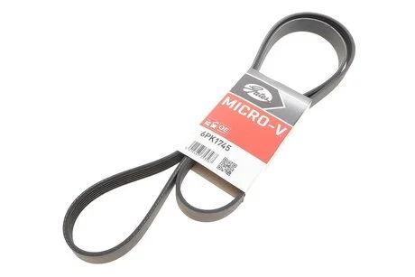 Ремінь генератора 6PK1743 Connect 1.8DI/TDCi 07- (+AC) Gates 6PK1745