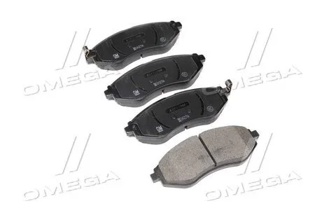 КОЛОДКИ ГАЛЬМІВНІ ПЕРЕДНІ GM 42784755