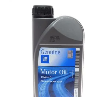 Масло моторне Semi-Synthetic 10W40 1 L GM 93165213