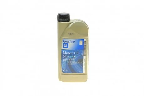 Масло моторне 5W30,1L GM 93165690