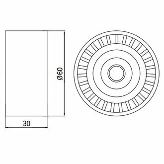 Шкив натяжной GMB GT30500