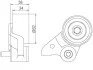 Шків натяжний GMB GT60395 (фото 5)