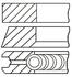 Кольца поршневые (требуется комплектов - 4,5) AUDI/VW 79.5 (1.75/2/3) 1.9D/TD GOETZE 08-990111-00 (фото 1)