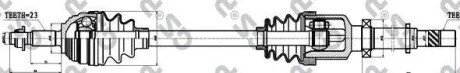 Піввісь права Dacia Logan, Logan Express, Logan Mcv Renault Clio, Clio Iii, Logan I, Modus 14-16Lp GSP 250354