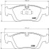 Гальмівні колодки передні BMW 3 (E36/E46) 90-09 (ATE) HELLA 8DB355008-741 (фото 2)