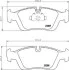 Гальмівні колодки передні BMW 3 (E36/E46) 90-09 (ATE) HELLA 8DB355008-741 (фото 2)