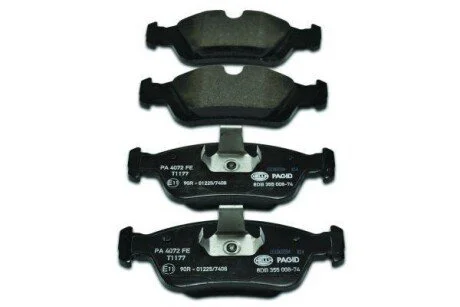 Гальмівні колодки передні BMW 3 (E36/E46) 90-09 (ATE) HELLA 8DB355008-741