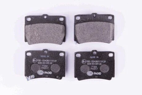 Колодки гальмівні Pajero/Pajero Sport 90-15 1.8-3.0 HELLA 8DB355009-501