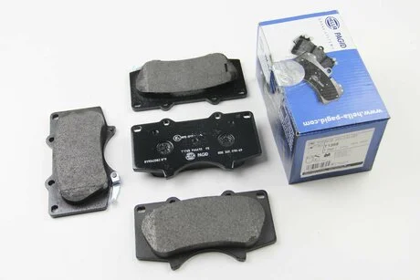 Гальмівні колодки перед. Toyota Land Cruiser/Hilux VII/Lexus GX/ MITSUBISHI PAJERO 01- (sumitomo) HELLA 8DB355010-491