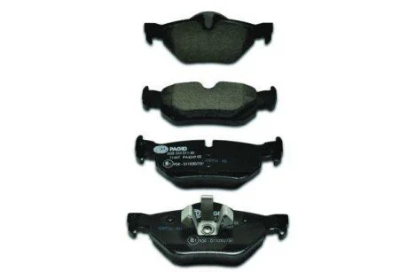 Гальмівні колодки зад. BMW 3(E90)/1(E81) 04-13 (ATE) (123x43,6x17,3) HELLA 8DB355011-301