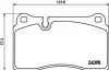 Тормозные колодки перед. VW Touareg 02- (brembo) HELLA 8DB355011-851 (фото 2)