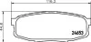 Тормозные колодки зад. Toyota Land Cruiser 08- (advics) HELLA 8DB355013-771 (фото 2)