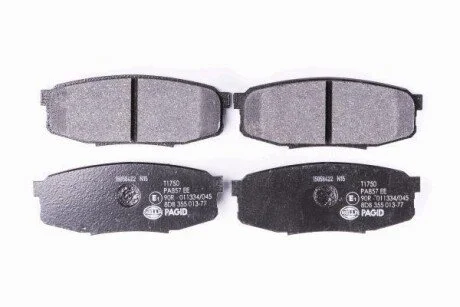 Тормозные колодки зад. Toyota Land Cruiser 08- (advics) HELLA 8DB355013-771 (фото 1)