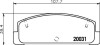 Тормозные колодки дисковые зад. Mazda 323 93-97, 98-, 626 91-, 6 02- HELLA 8DB 355 016-761 (фото 2)