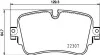 Тормозные колодки дисковые задние. Audi A6, A6 Allroad, A7, A8, E-Tron, Q7, Q8 Vw Touareg 2.0-Electric 11.09- HELLA 8DB 355 025-681 (фото 1)