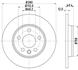 Тормозной диск зад. T4 91-03 (R15) HELLA 8DD355105-611 (фото 1)