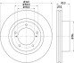 Тормозной диск перед. Lexus LX/Cruiser 200 07- 4.4-6.0 (PRO) HELLA 8DD355116-551 (фото 1)