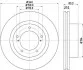 Гальмівний диск перед. Lexus LX/Cruiser 200 07- 4.4-6.0 (PRO) HELLA 8DD355116-551 (фото 1)