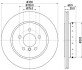 Тормозные диски (High Carbon) задние BMW 5 F10 HELLA 8DD 355 120-671 (фото 1)