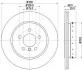 Гальмівні диски (High Carbon) задні BMW 5 F10 HELLA 8DD 355 120-671 (фото 1)