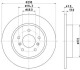 Диск гальмівний зад NISSAN QASHQAI 13- RENAULT KADJAR 15- 290X13 HELLA 8DD 355 122-771 (фото 2)