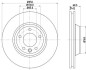 Диск гальмівний PRO High Carbon перед лівий Audi Q7/VW Touareg/Porsce Cayenne 30TDI-60TDI 0902- HELLA 8DD 355 128-061 (фото 1)