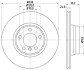 Диск гальмівний передній BMW 3(F30) 20-30D 1111- HELLA 8DD 355 129-651 (фото 1)