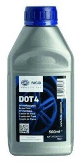 Тормозная жидкость DOT4 (0,5L) HELLA 8DF355360-011