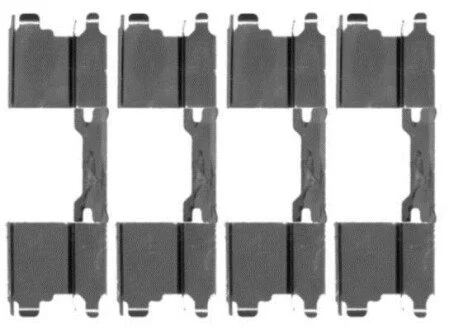 Ремкомплект колодок гальмівних HELLA 8DZ355203501