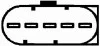 Витратомір повітря MERCEDES-BENZ C-CLASS 07-14, G-Class W463 90-18, CLK-Class W209 02-10 HELLA 8ET009149-231 (фото 2)