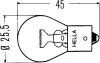 Автолампа Behr Standard PY21W BAU15s 21 W жовта HELLA 8GA006841241 (фото 2)