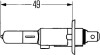 Автолампа Behr Standard H1 P14, 5s 55 W прозора HELLA 8GH002089131 (фото 2)