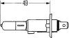 Автолампа Behr H1 P14,5s 55 W світло-блакитна HELLA 8GH002089141 (фото 2)