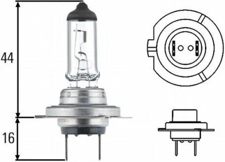 Автолампа Behr Standard H7 PX26d 55 W прозора HELLA 8GH007157121