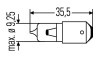 Автолампа Behr Standard H6W BA9s 6 W прозора HELLA 8GH007643121 (фото 2)