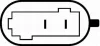 Насос бачка омивача 2 виходи RENAULT Clio II 98-06, Espace 97-02, Megane 96-03, Twingo 93-07, Laguna 93-00 HELLA 8TW006847-011 (фото 2)