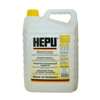 Антифриз G11 YELLOW концентрат (Каністра 5л)) HEPU P999-YLW-005