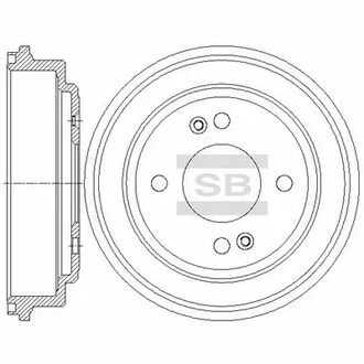 Шт. Гальмівний диск Hi-Q (SANGSIN) SD1078