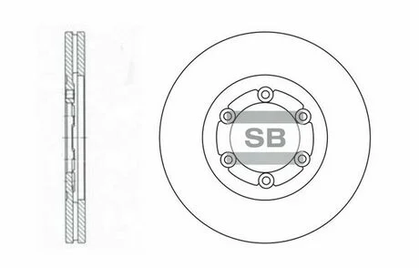 Диск гальмівний Hi-Q (SANGSIN) SD2008
