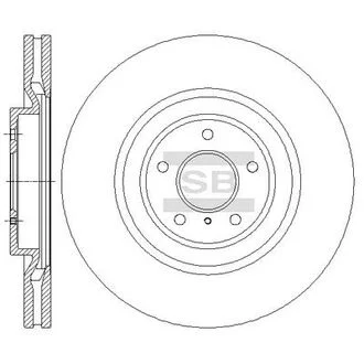 Диск гальмівний Hi-Q (SANGSIN) SD4228