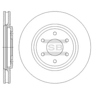 Гальмівний диск HQ Hi-Q (SANGSIN) SD4229