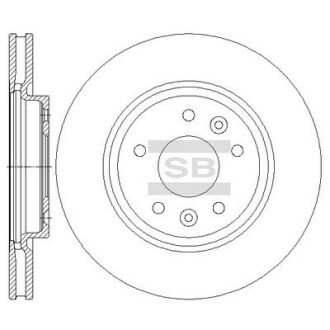 Диск гальмівний Hi-Q (SANGSIN) SD4251