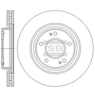 Диск гальмівний Hi-Q (SANGSIN) SD4336