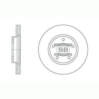 Тормозной диск Hi-Q (SANGSIN) SD4401