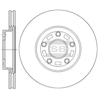 Диск гальмівний Hi-Q (SANGSIN) SD4428