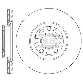 Диск гальмівний Hi-Q (SANGSIN) SD4428