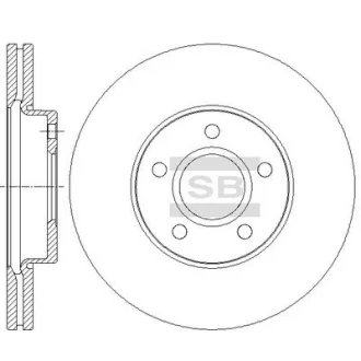 Гальмівний диск HQ Hi-Q (SANGSIN) SD5302