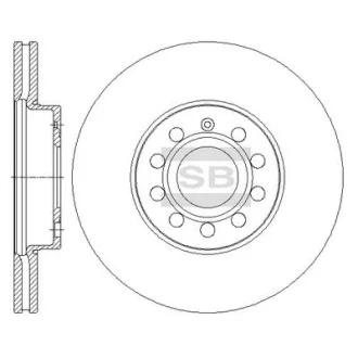 Гальмівний диск HQ Hi-Q (SANGSIN) SD5405