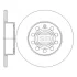 Диск тормозной (кратно 2) задний Audi A3 (06-) (D=259.8mm) Hi-Q (SANGSIN) SD5407 (фото 1)